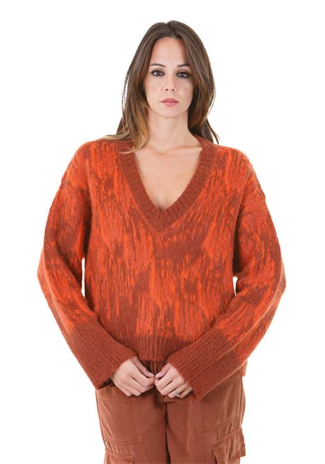 Maglione fantasia scollo a punta MANILA GRACE | Maglie | M162AJMA610